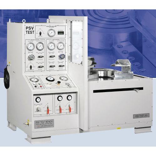 ENPOS SAFETY VALVE TEST BENCH | valve, valve test, valve testing, safety valve, enpos, korea hydraulic, hydraulic