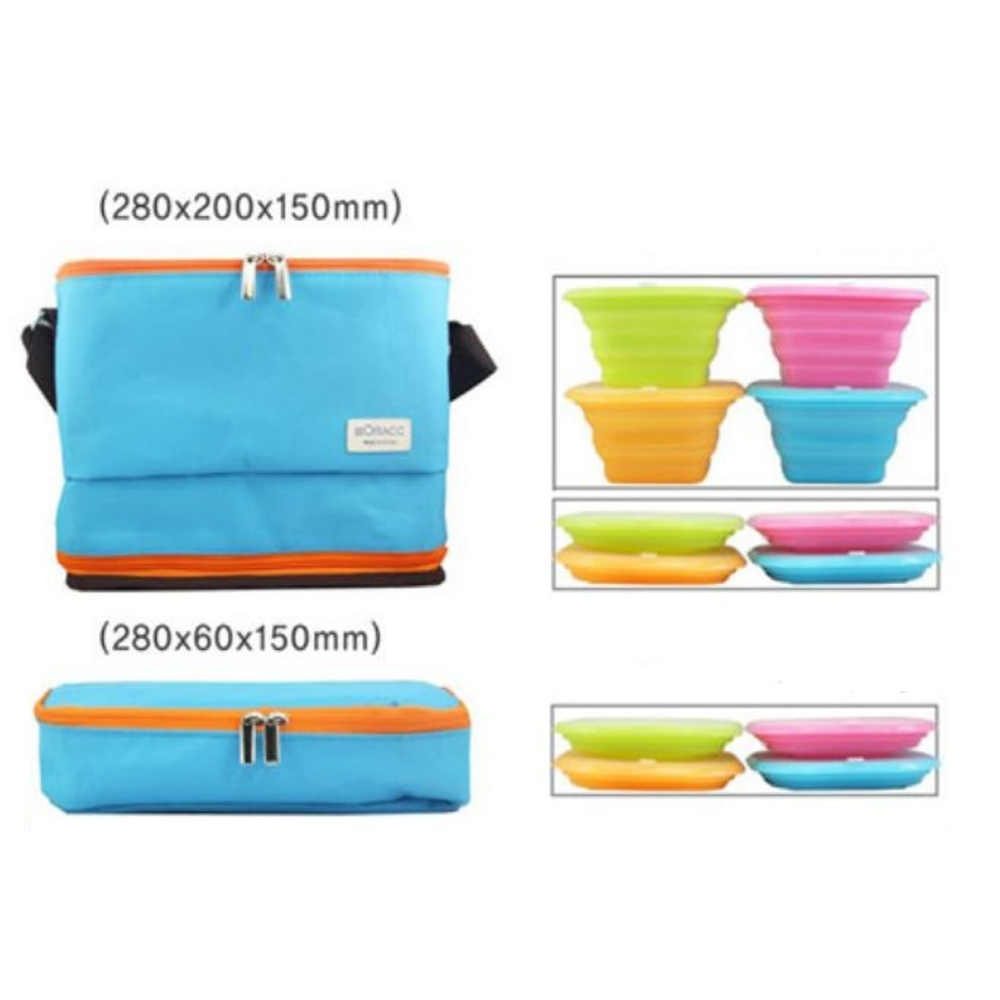 Silicone furlable food container JM-0303011101