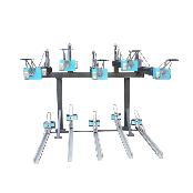 Bicycle storage rack and locking device to prevent loss/theft of bicycle