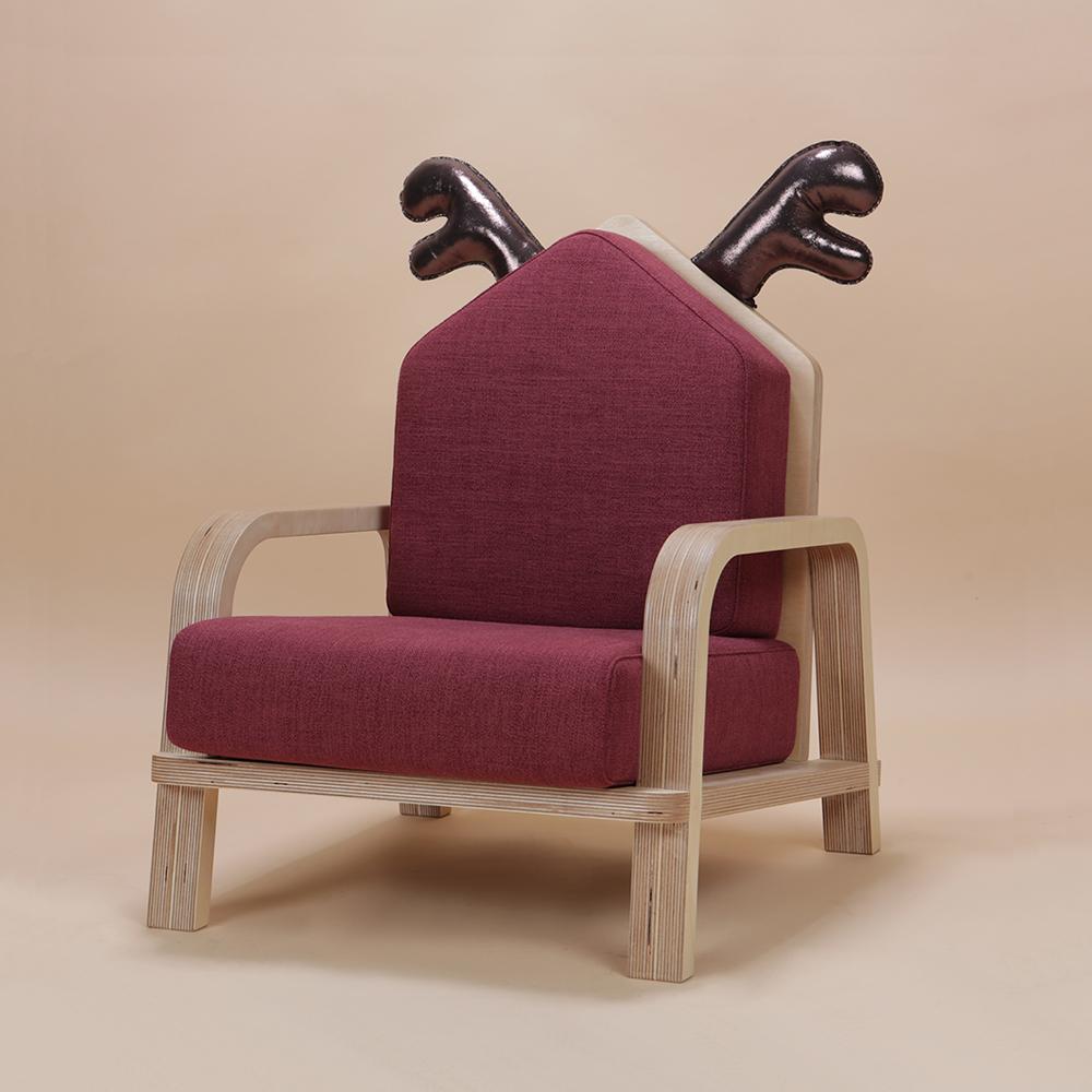 Sofa Mouse Rabbit Deer Birch arm chair