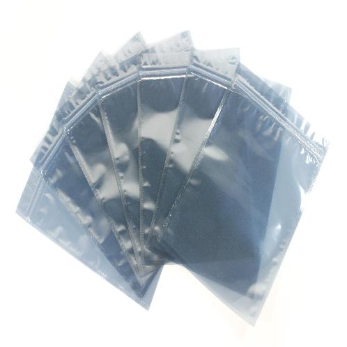 Antistatic Zipper Bag ESD Bags, Resealable Bags for Electronics, Hard Drive, Solid State Drive, ESD