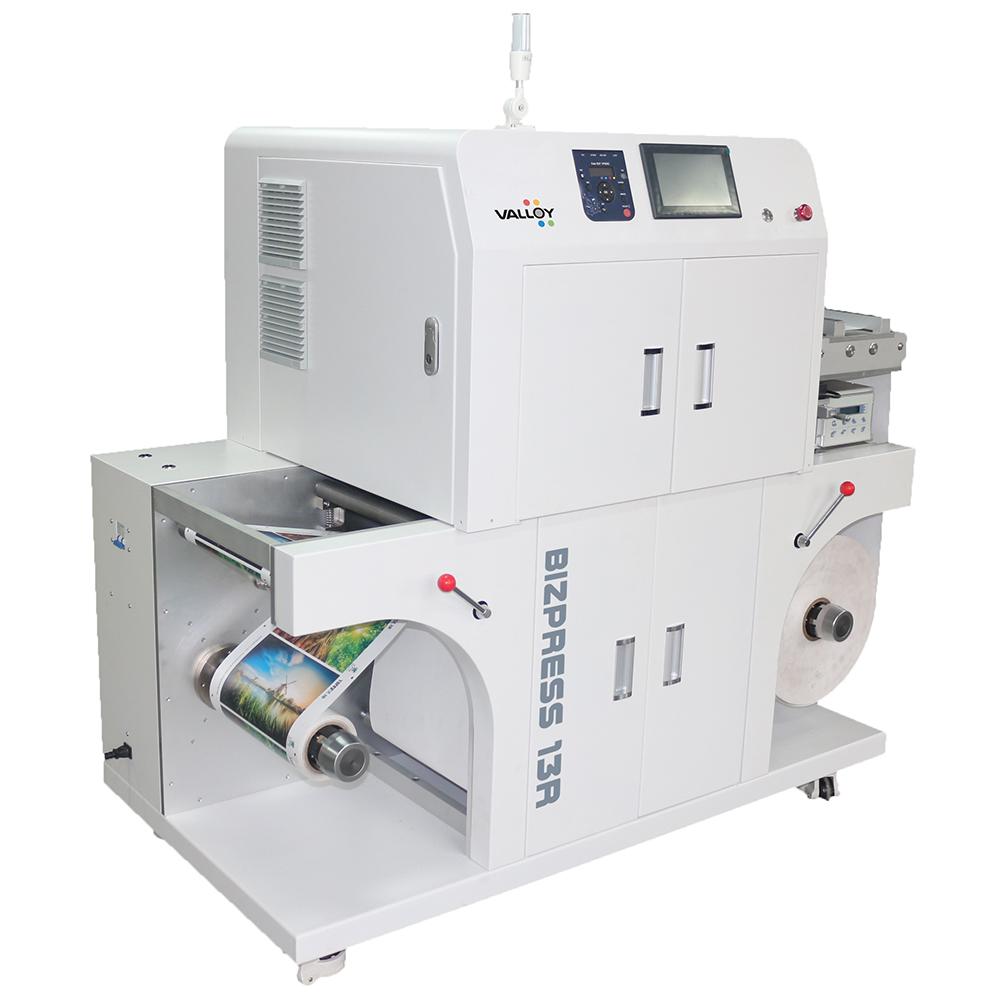 13" single-pass LED roll-label press ZAGAR BIZPRESS 13R with the best advanced LED print engine