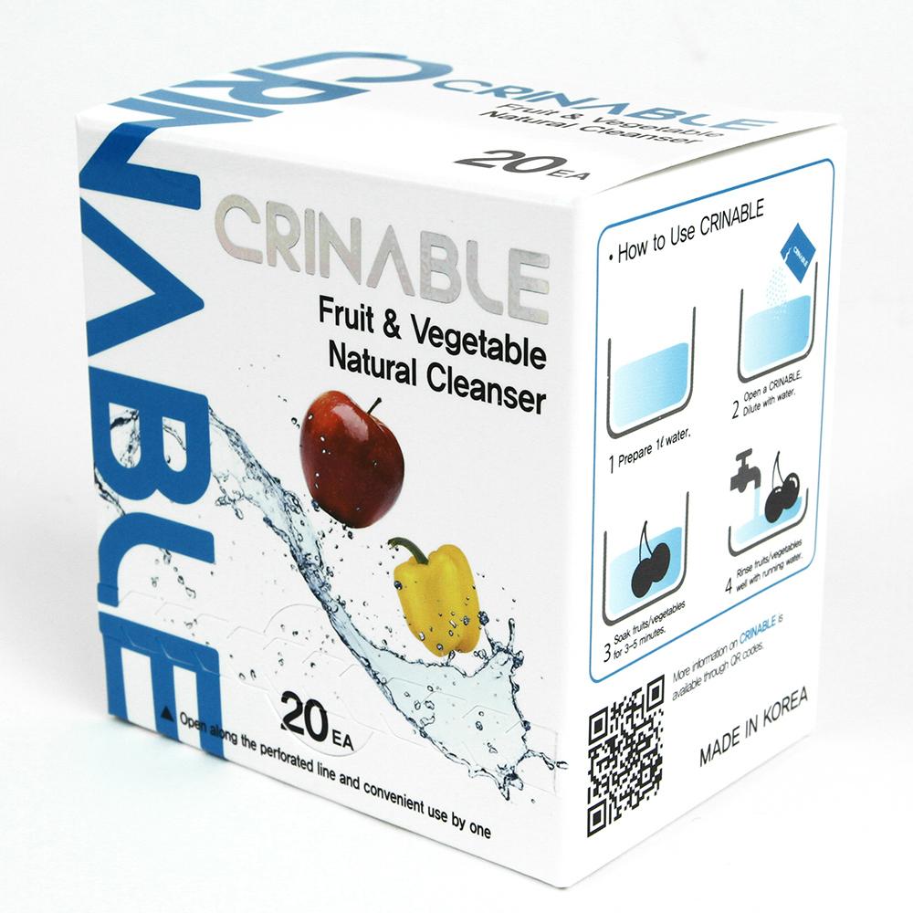 Crinable fruit and vegetable natural cleanser with 99% sterilization excellent at removing bacteria