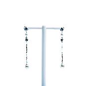 MUAH cubic and pearl with dropped parl and unique special material base in a completely new style