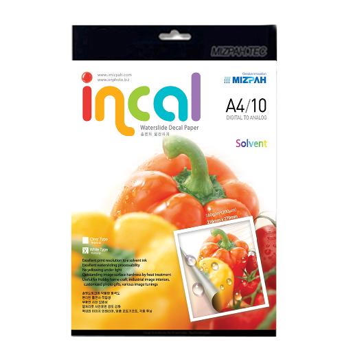 Solvent waterslide decal paper