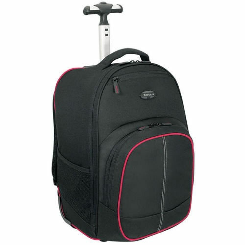 Compact Rolling Laptop Backpack Black Business Bag 16"-TSB75001AP - intl
