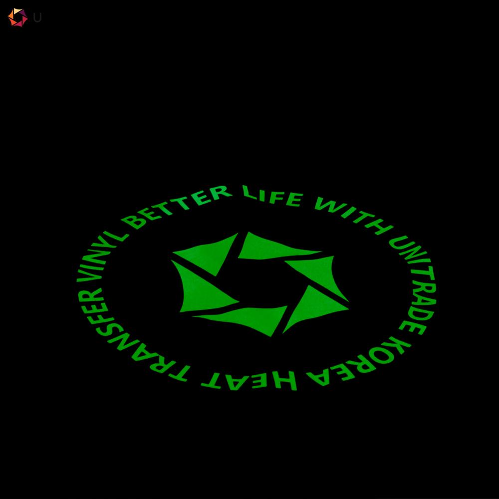 Glow in the dark heat transfer vinyl roll for textiles