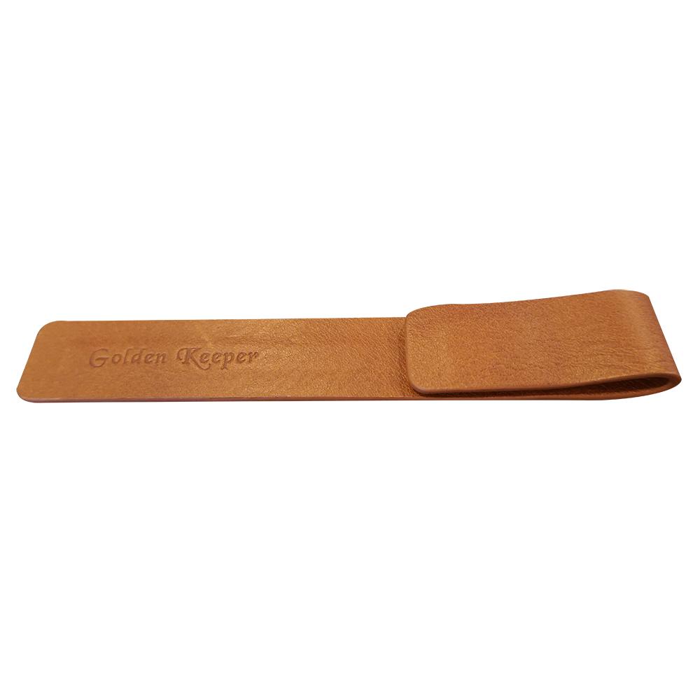 Leather Book Mark BM-IT01 Yello Brown