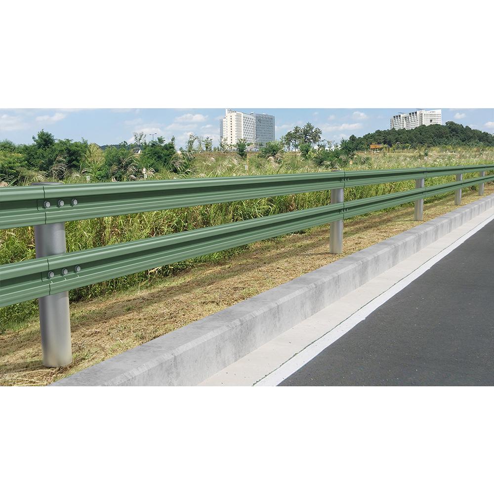 Steel guardrail