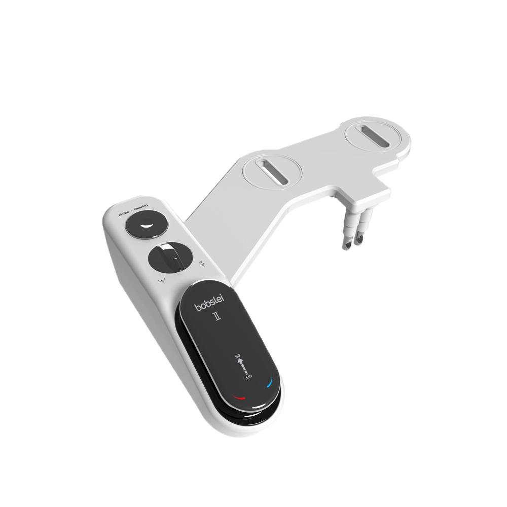 Bobslei Non-Electric Bidet II Chrome Nozzle For Hot & Cold Water Spray Bathroom