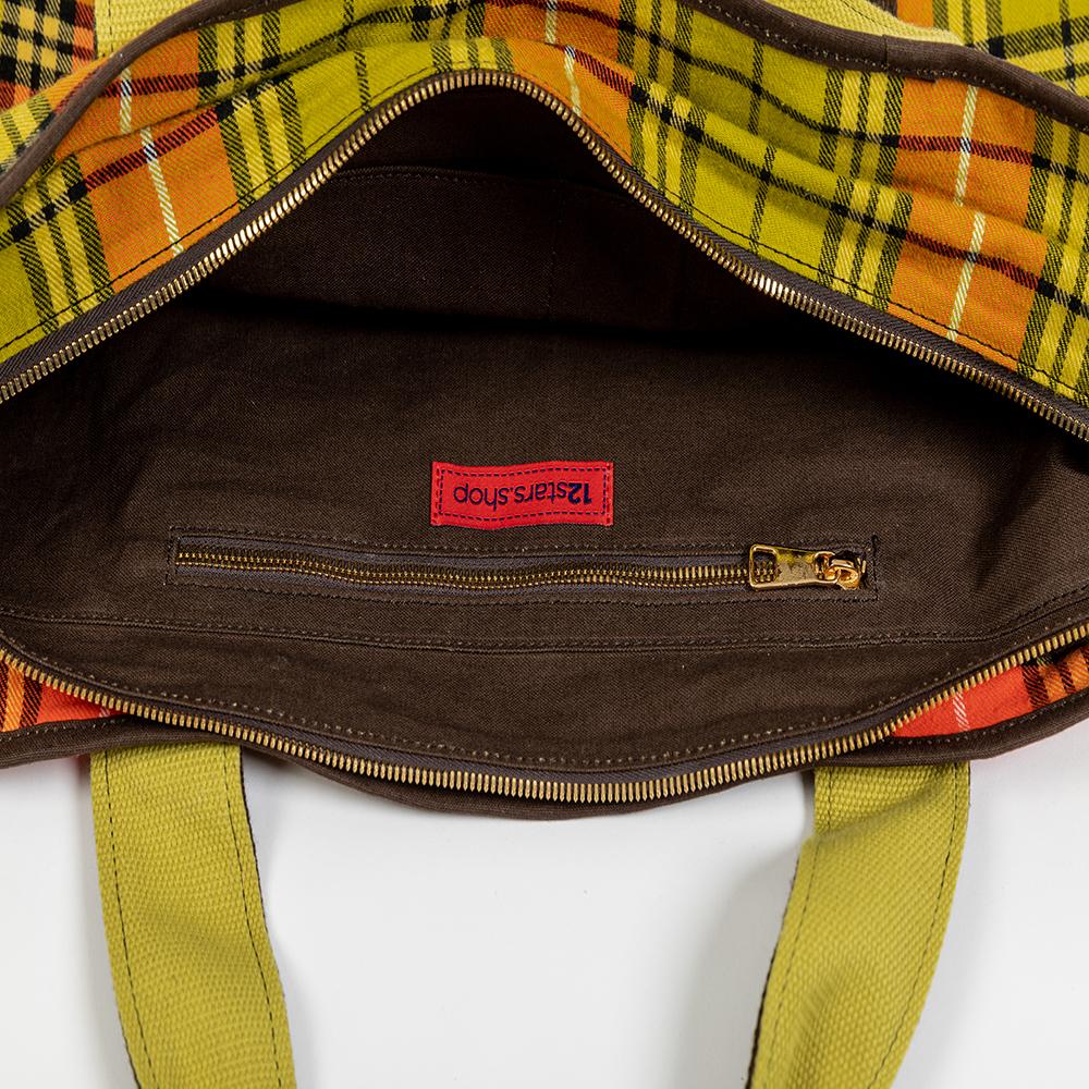 OrangeMix Check Bag