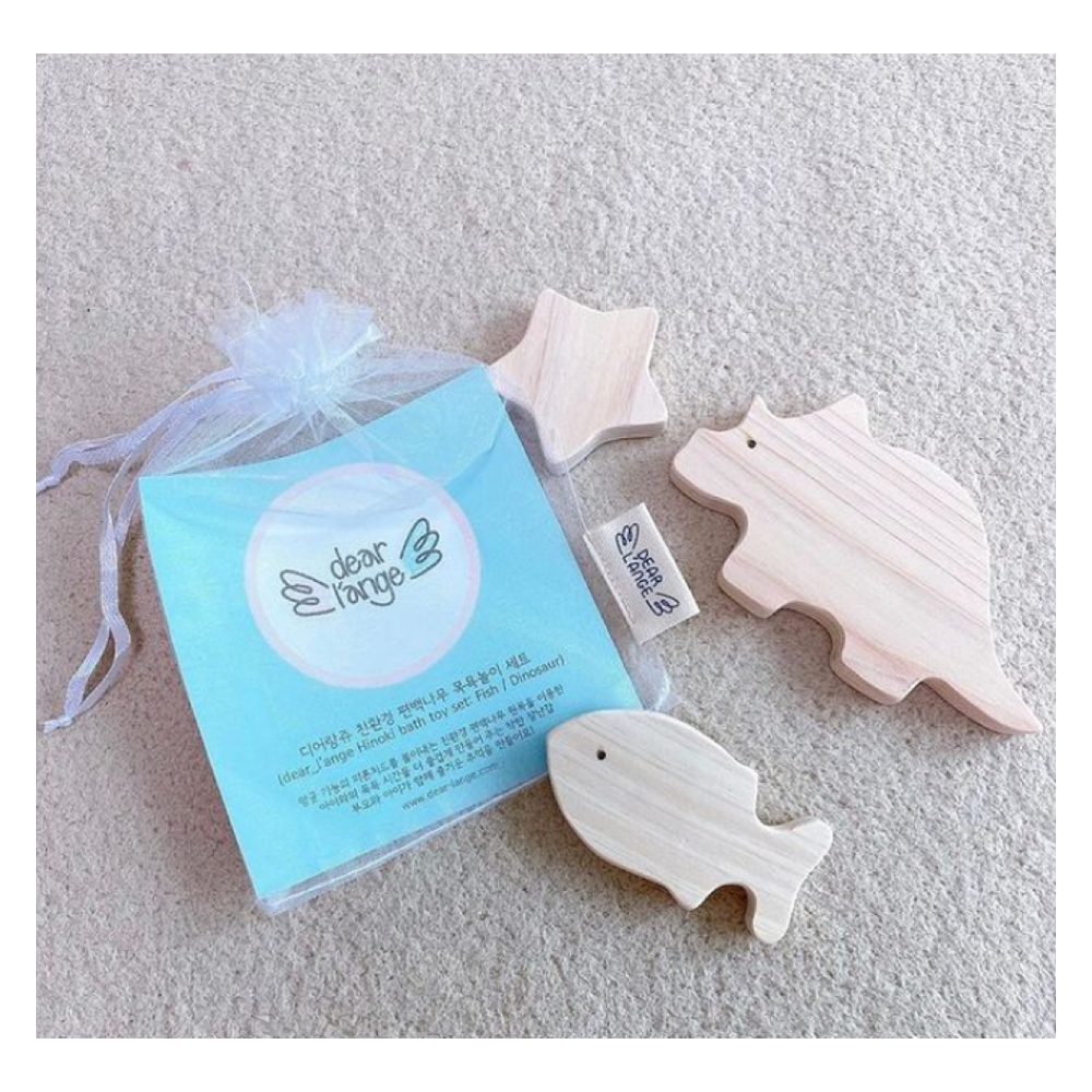 Korean Natural Bath Toy Brand, HINOKI WOODEN BATH TOYS - NUMERS