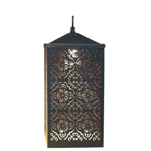 Aroma Candle Candle Lantern Lamp Candle Stand Candle Warmer (Scroll)/Black Touch