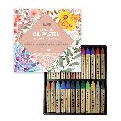 HASHI Soft Water Soluble Oil Pastels (24 Colors)
