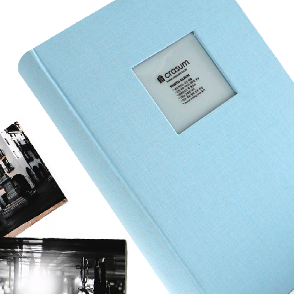 Fabric Frame Cover Photo Album 3UP, 4x6 300