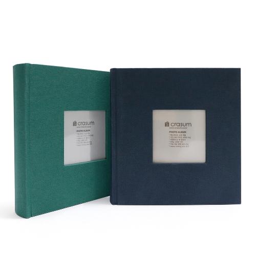 Fabric Frame Cover Photo Album 1UP, 5x7 50 Pockets