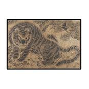 Korean Folk Art Frameless Art Print, minhwa drawing Korean art poster for home decoration_'Jackhodo'