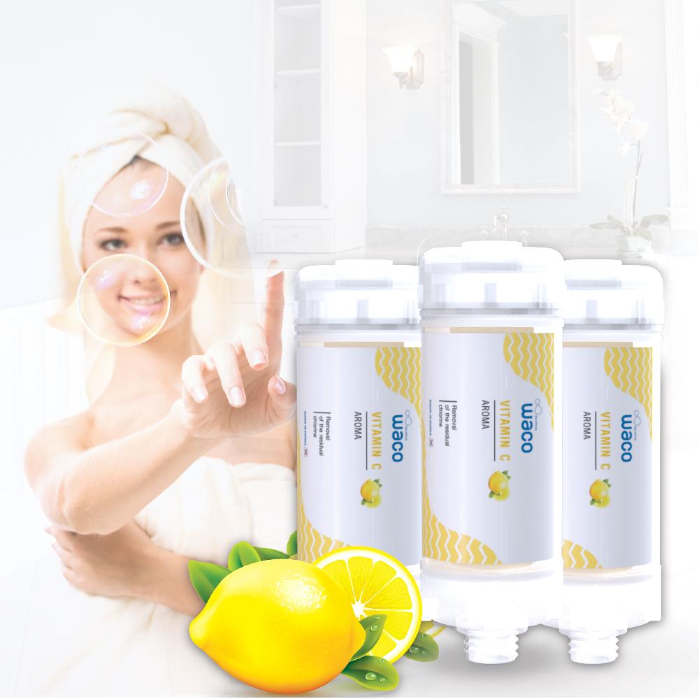 Vitamin Shower Filter Bathroom Water Removes Chlorine Purifier Nature