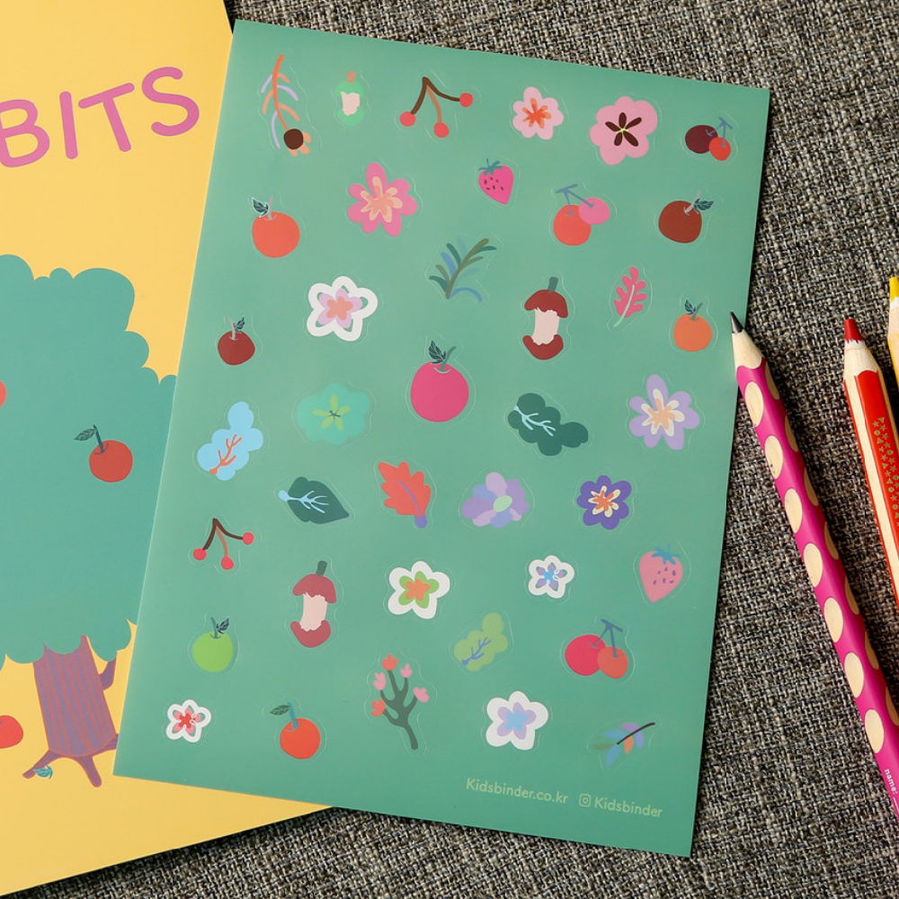 MY HABITS,  Habit Tracker Logbook  & Sticker Set