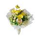 full image Artificial Poppy Bouquet  (White Yellow)