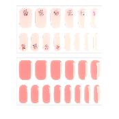 Semi-curing Gel Nail Sticker - Twinkle Coral