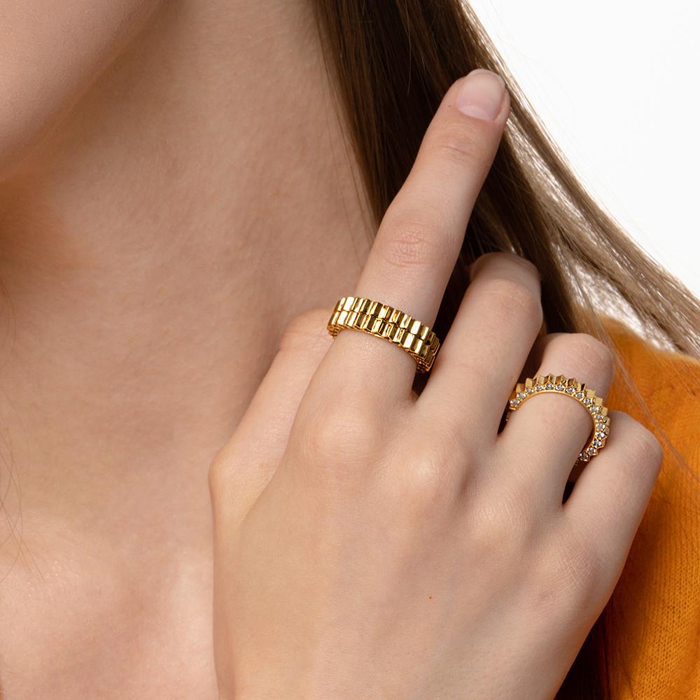 Solar Circle White Ring ( S925 )