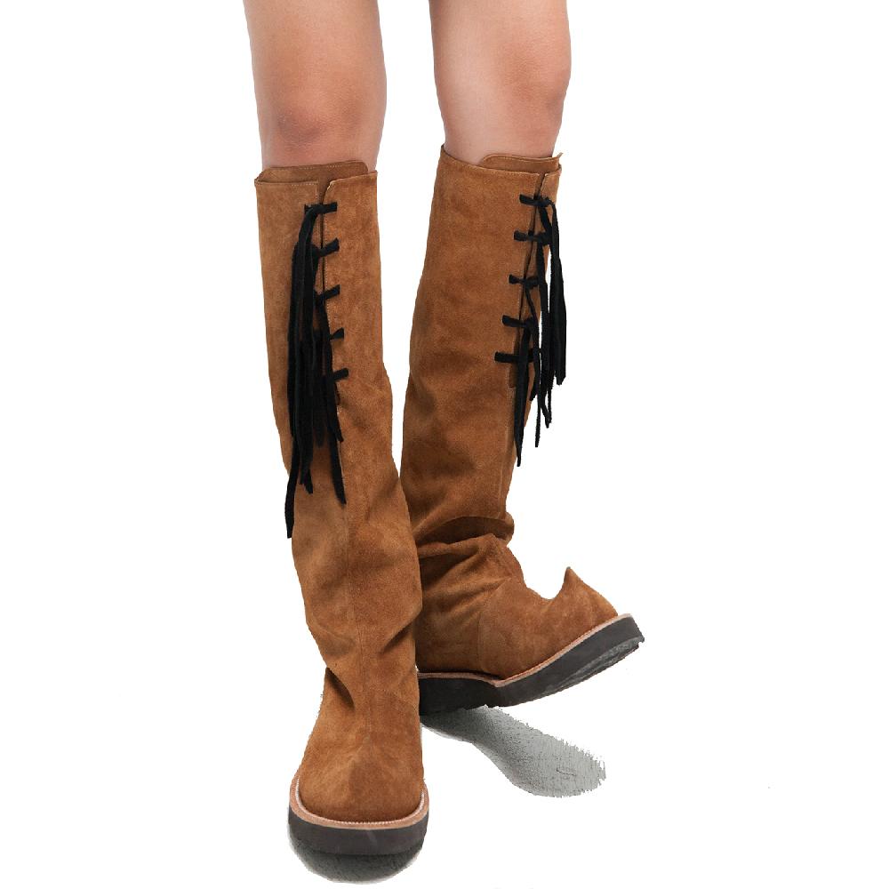 Hades 3 Long Boots (suede)