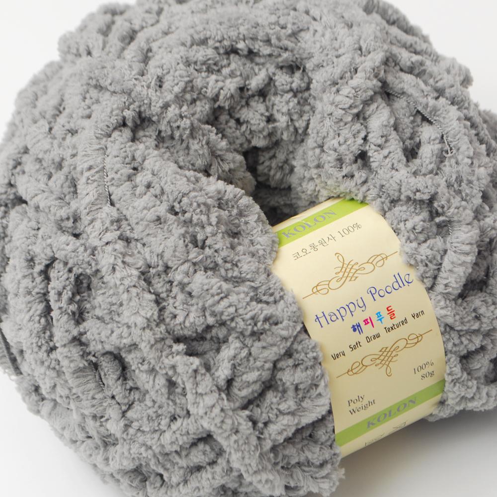 [Misoknit] Happy Poodle, Soft and Luxurious Knitting Yarn Set, Various Color, Easy Care Knit Yarn