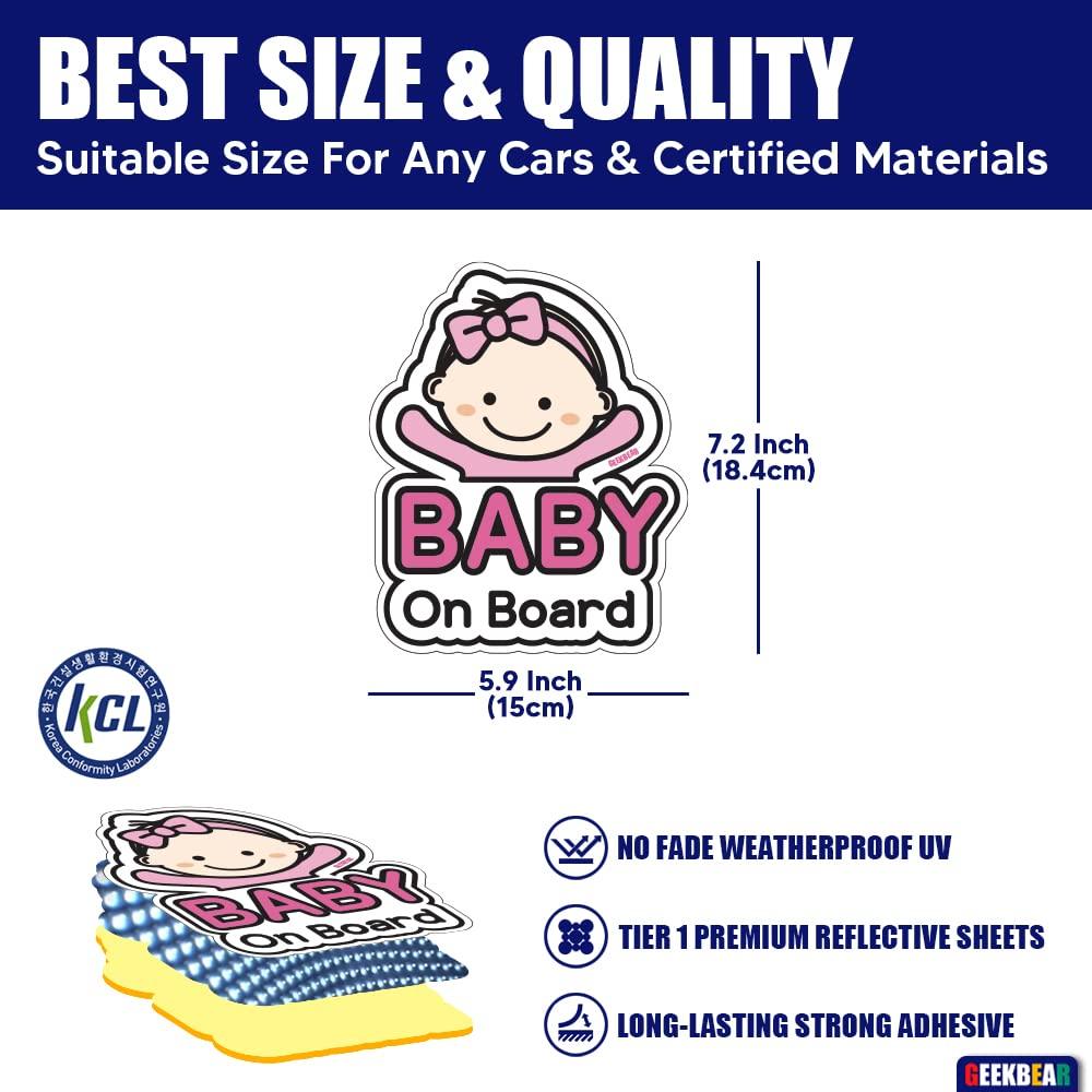 Baby on Board Sticker (Basic girl)