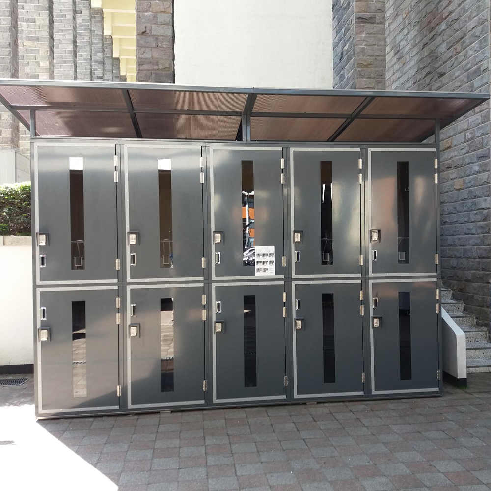 Cabinet bike store equipment