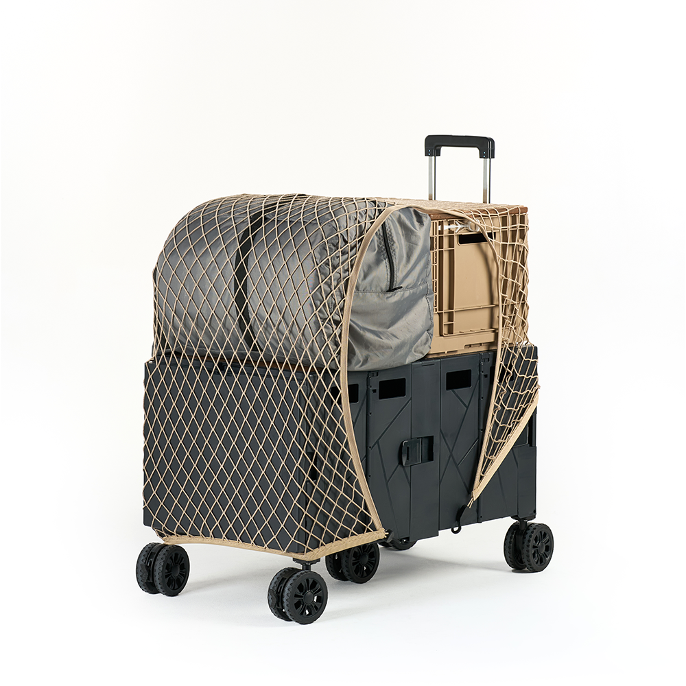 CODELIVING Camping Wagon, Camping Cart, Carrier, Cart with Platform included  A100