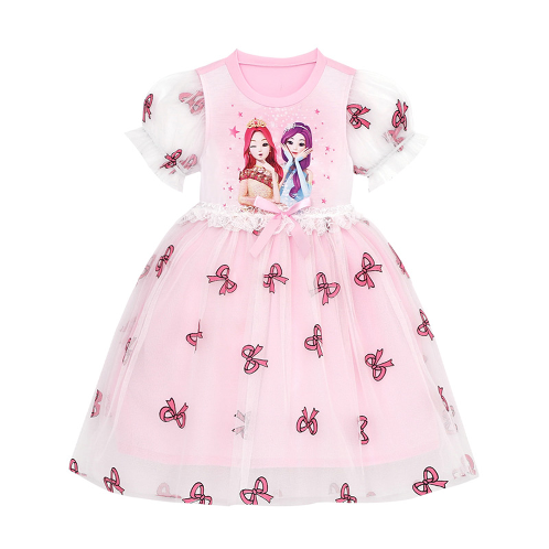 Secret Jouju Girl's Raffim Half-Sleeved One-Piece Dress Pink 150 | Sleepwear, Underwear, Pajamas, Set, Children's Clothing