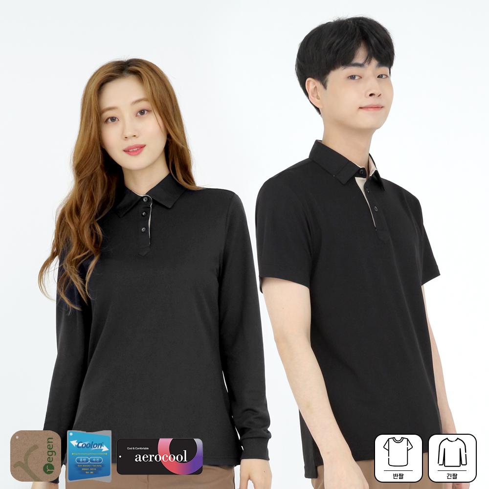 Collar long-sleeved short-sleeved T-shirt