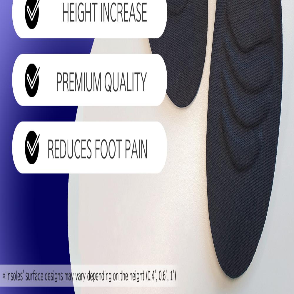 Functional Height-Raising Insole for Woman 2.5cm