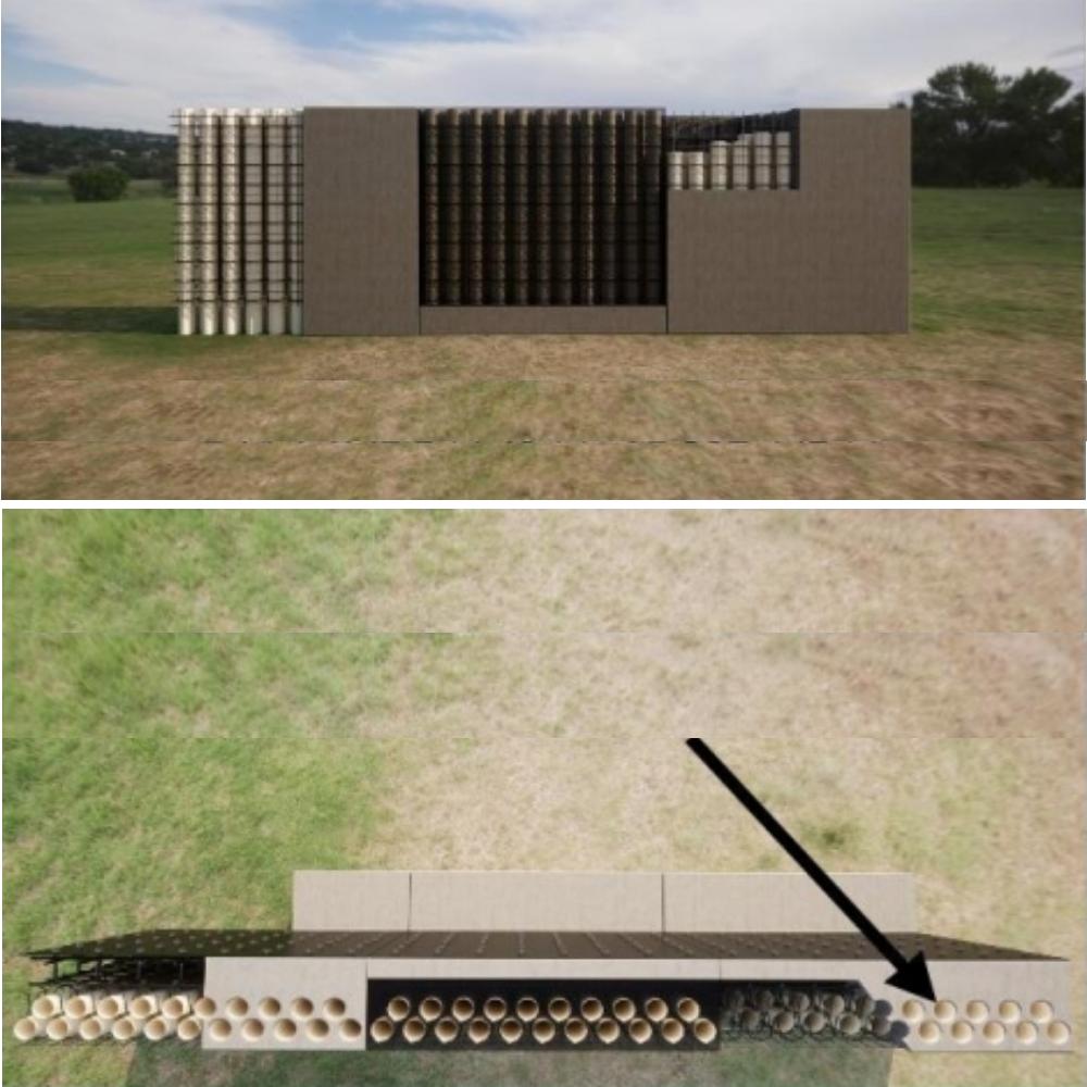 [SMART PC] Impact Pressure Shock Wave Dispersion Blocking Function Concrete Wall System