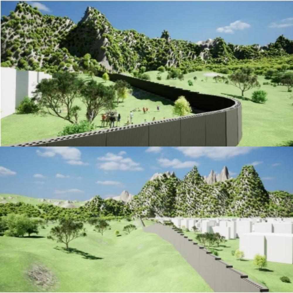 [SMART PC] Impact Pressure Shock Wave Dispersion Blocking Function Concrete Wall System