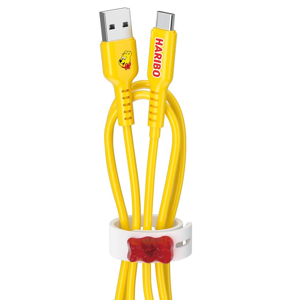 Haribo 60W USB to Type-C Fast Charging Cable Turbo Charge High Speed Data Transfer 1.5m