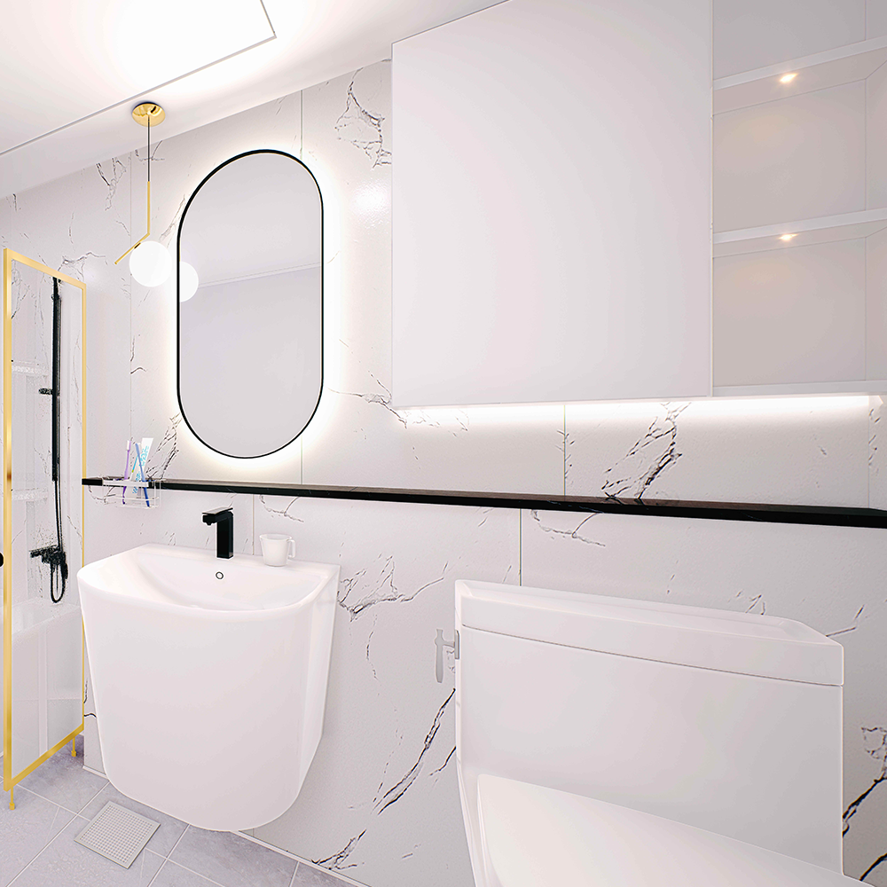 Waterproof eco-friendly wall panel