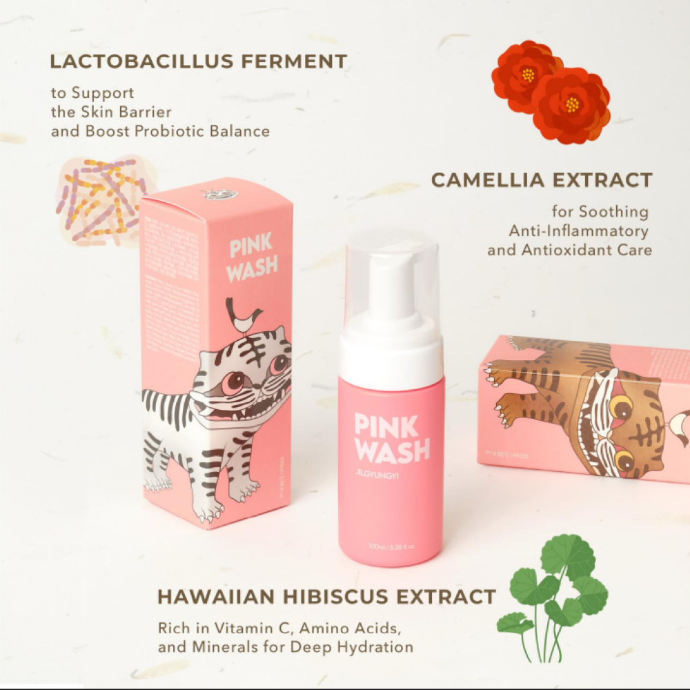 PINK FOAM FEMININE WASH_KAHO EDIITION