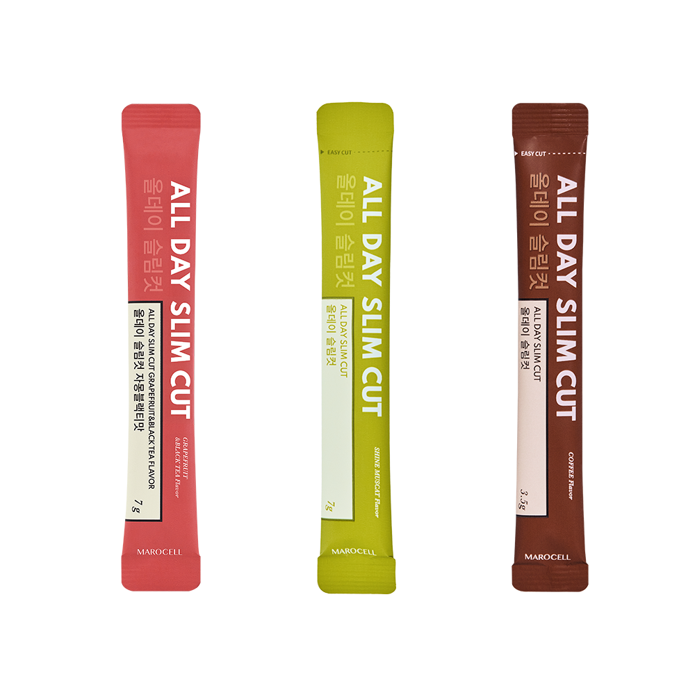 Marocell All day slim cut (cofee/ Grapefruit & Black Tea/Shine muscat), HCA, healthy diet supplement